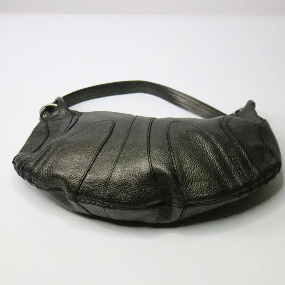 Banana Republic Vintage Pewter Metallic Shoulder Bag | Occasional Handbag